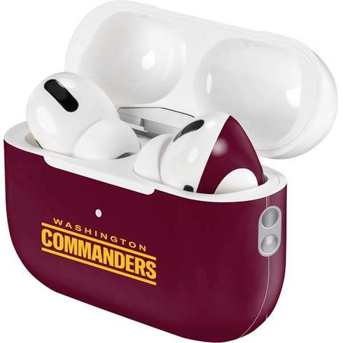NFL Washington Commanders Performance Series AirPods Pro 2nd Gen Skin