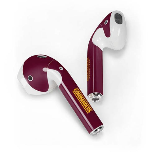 NFL Washington Commanders Performance Series Apple AirPods 2 Skin