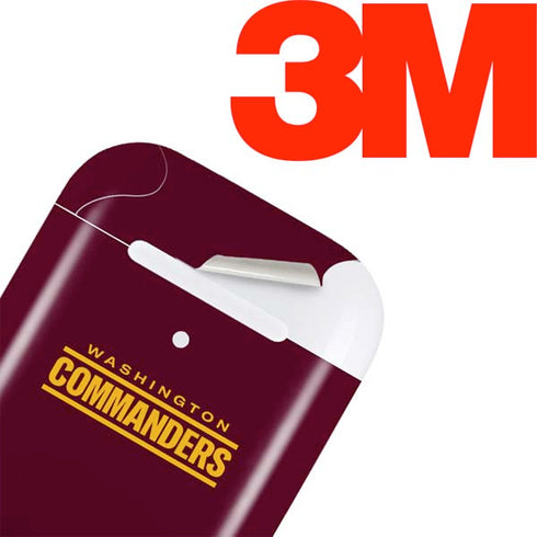 NFL Washington Commanders Performance Series Apple AirPods 2 Skin