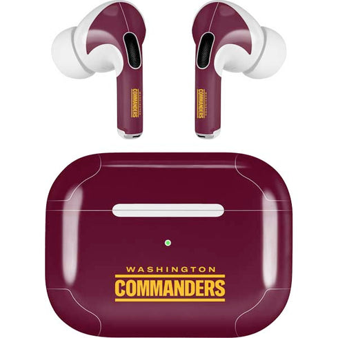 NFL Washington Commanders Performance Series Apple AirPods Pro Skin