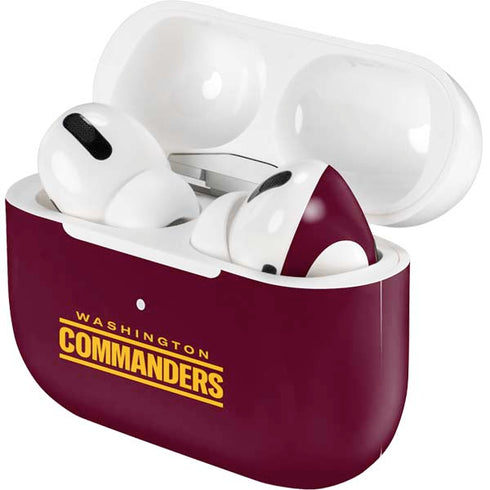 NFL Washington Commanders Performance Series Apple AirPods Pro Skin