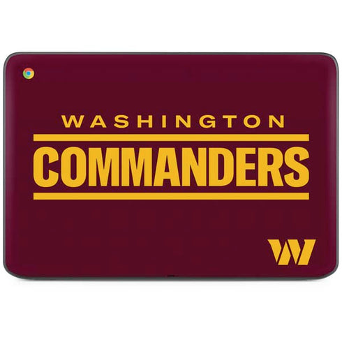 NFL Washington Commanders Performance Series HP Chromebook Skin