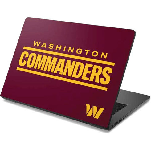 NFL Washington Commanders Performance Series Dell Chromebook Skin