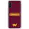 NFL Washington Commanders Performance Series Galaxy A10e Clear Case