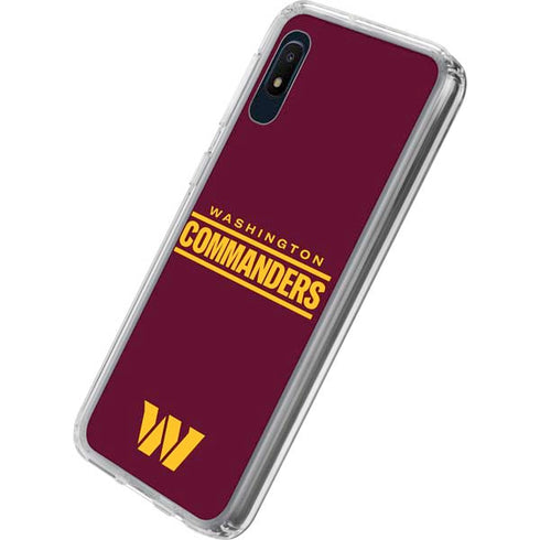 NFL Washington Commanders Performance Series Galaxy A10e Clear Case