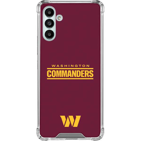 NFL Washington Commanders Performance Series Galaxy A13 5G Clear Case