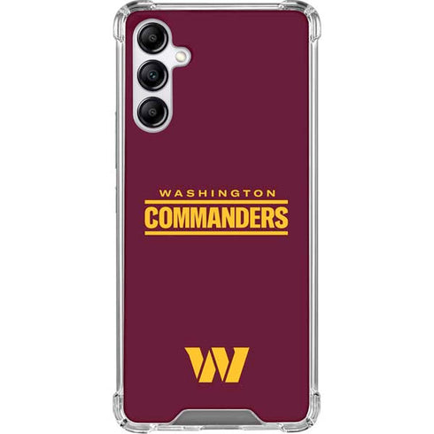 NFL Washington Commanders Performance Series Galaxy A15 5G Clear Case