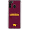 NFL Washington Commanders Performance Series Galaxy A21 Clear Case