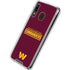 NFL Washington Commanders Performance Series Galaxy A30 Clear Case