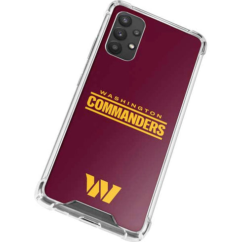 NFL Washington Commanders Performance Series Galaxy A32 5G Clear Case