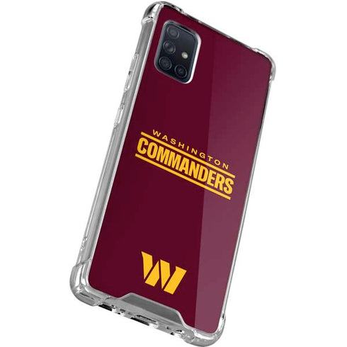 NFL Washington Commanders Performance Series Galaxy A51 5G Clear Case