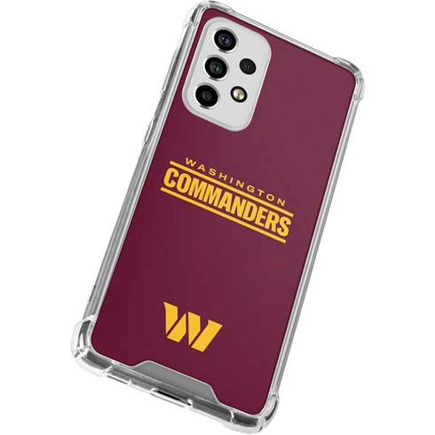 NFL Washington Commanders Performance Series Galaxy A53 5G Clear Case