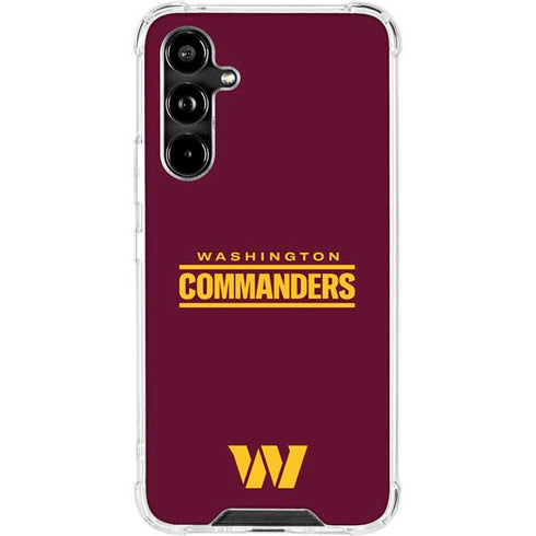 NFL Washington Commanders Performance Series Galaxy A54 5G Clear Case