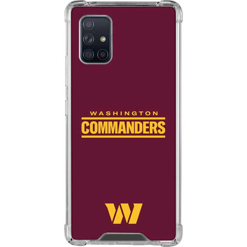 NFL Washington Commanders Performance Series Galaxy A71 5G Clear Case