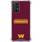 NFL Washington Commanders Performance Series Galaxy A72 5G Clear Case