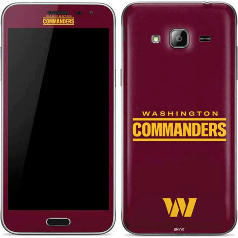 NFL Washington Commanders Performance Series Galaxy J3 Skin
