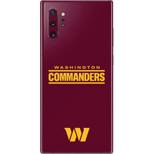 NFL Washington Commanders Performance Series Galaxy Note 10 Plus Skin