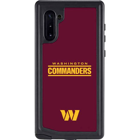 NFL Washington Commanders Performance Series Galaxy Note 10 Waterproof Case