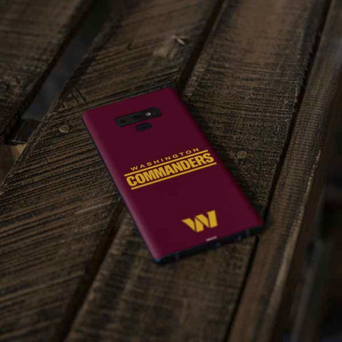 NFL Washington Commanders Performance Series Galaxy Note 9 Skin