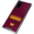 NFL Washington Commanders Performance Series Galaxy Note20 5G Clear Case