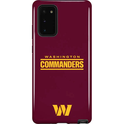NFL Washington Commanders Performance Series Galaxy Note20 5G Pro Case