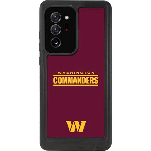 NFL Washington Commanders Performance Series Galaxy Note20 Ultra 5G Waterproof Case