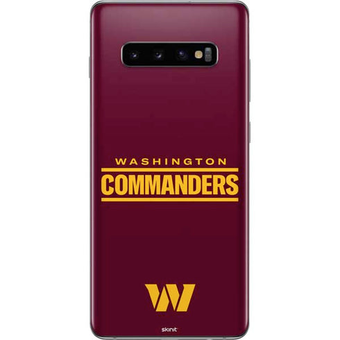 NFL Washington Commanders Performance Series Galaxy S10 Plus Skin