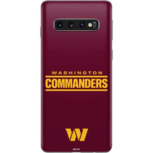 NFL Washington Commanders Performance Series Galaxy S10 Skin