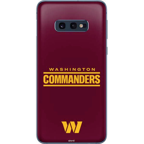 NFL Washington Commanders Performance Series Galaxy S10e Skin