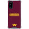 NFL Washington Commanders Performance Series Galaxy S20 FE Clear Case