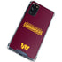 NFL Washington Commanders Performance Series Galaxy S20 FE Clear Case