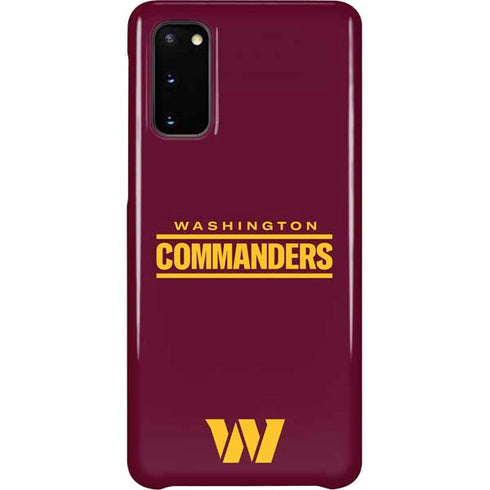 NFL Washington Commanders Performance Series Galaxy S20 Lite Case