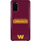 NFL Washington Commanders Performance Series Galaxy S20 Lite Case