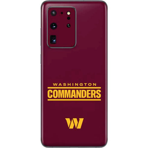 NFL Washington Commanders Performance Series Galaxy S20 Ultra 5G Skin