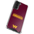 NFL Washington Commanders Performance Series Galaxy S21 5G Clear Case