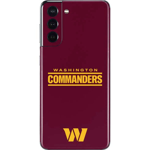 NFL Washington Commanders Performance Series Galaxy S21 5G Skin
