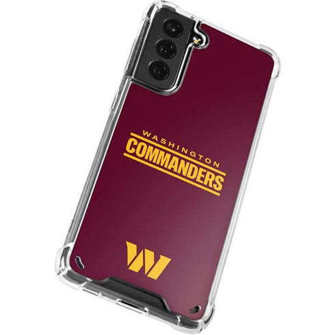 NFL Washington Commanders Performance Series Galaxy S21 Plus 5G Clear Case