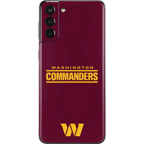NFL Washington Commanders Performance Series Galaxy S21 Plus 5G Skin
