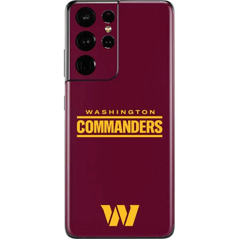NFL Washington Commanders Performance Series Galaxy S21 Ultra 5G Skin