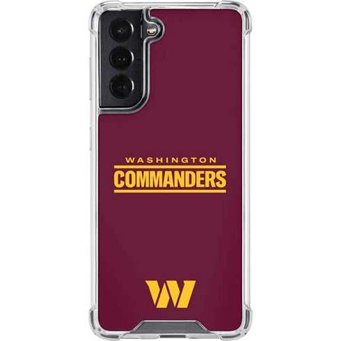 NFL Washington Commanders Performance Series Galaxy S22 Clear Case