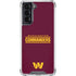 NFL Washington Commanders Performance Series Galaxy S22 Clear Case