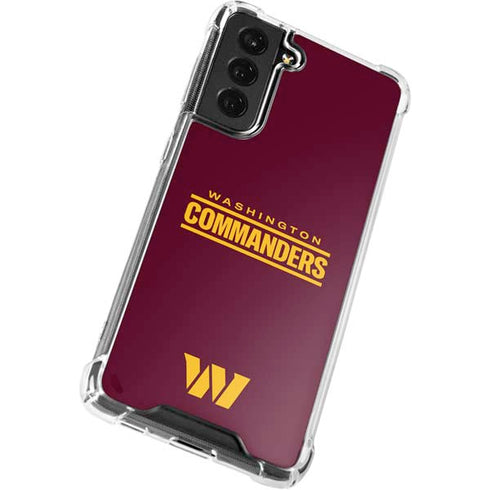 NFL Washington Commanders Performance Series Galaxy S22 Clear Case