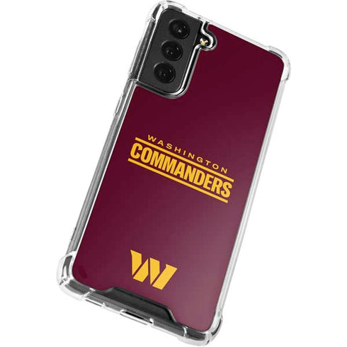 NFL Washington Commanders Performance Series Galaxy S22 Plus Clear Case
