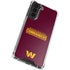 NFL Washington Commanders Performance Series Galaxy S22 Plus Clear Case
