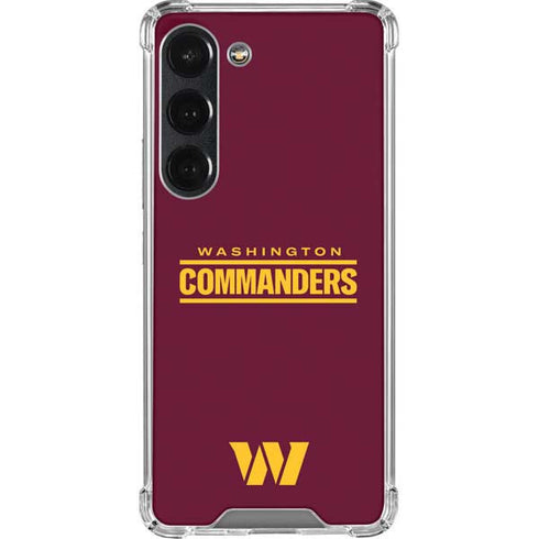 NFL Washington Commanders Performance Series Galaxy S23 Clear Case