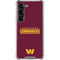 NFL Washington Commanders Performance Series Galaxy S23 Clear Case