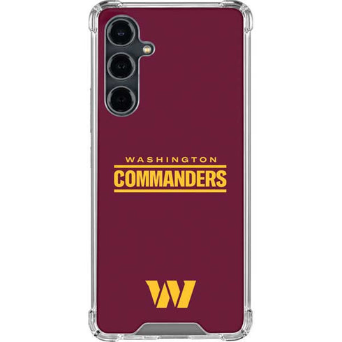 NFL Washington Commanders Performance Series Galaxy S23 FE Clear Case