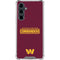 NFL Washington Commanders Performance Series Galaxy S23 FE Clear Case