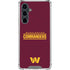 NFL Washington Commanders Performance Series Galaxy S23 FE Clear Case