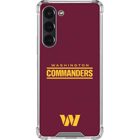 NFL Washington Commanders Performance Series Galaxy S23 Plus Clear Case